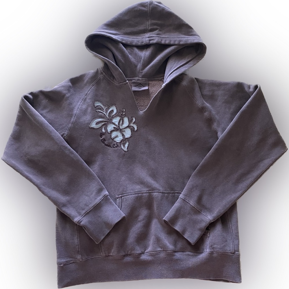 Vintage Brown And Blue Hoodie